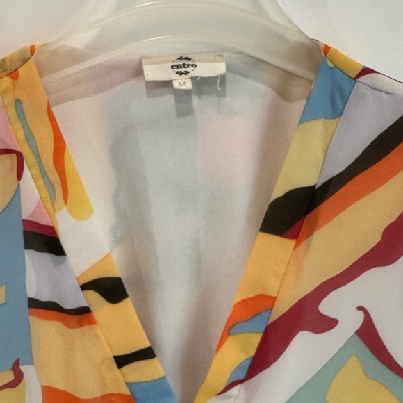 Entro Multicolor Abstract Blouse - Picture 2 of 3
